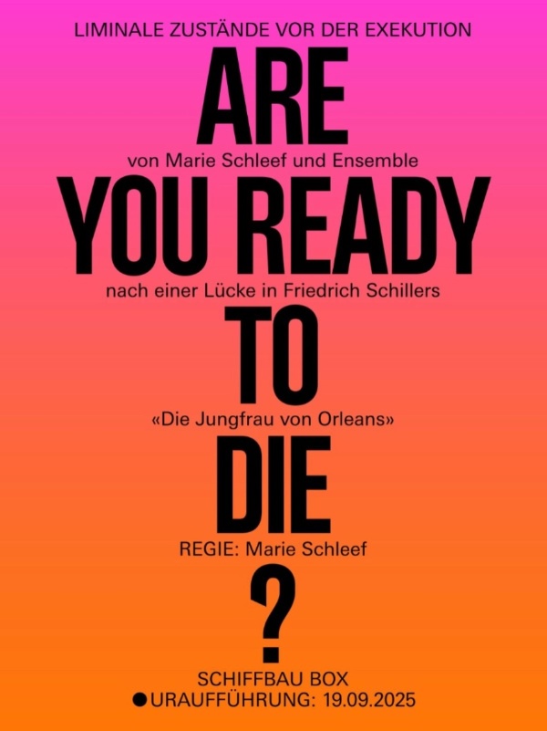 ARE YOU READY TO DIE?